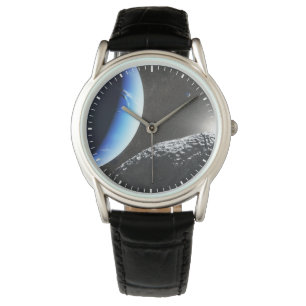 Relógio Uma Pequena Lua Hippocamp de Netuno.