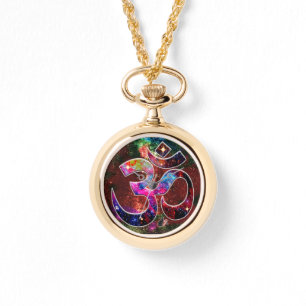Relógio Universal OM Chi Necklace Watch