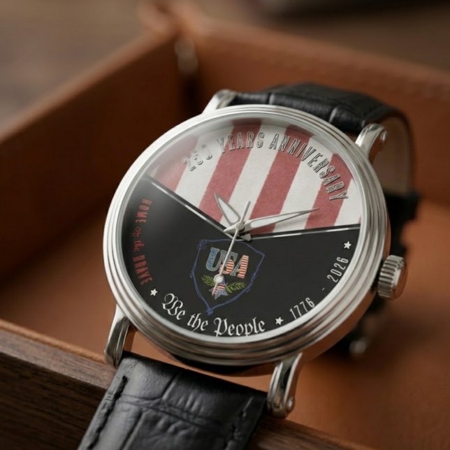 Relógio US 250 We the People Patriotic Anniversary Watch (US 250 We the People Patriotic Anniversary Watch)