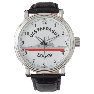RELÓGIO USS FARRAGUT - DDG-99 - ARLEIGH BURKE WATCH