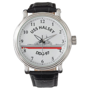 RELÓGIO USS HALSEY - DDG-97 - ARLEIGH BURKE WATCH