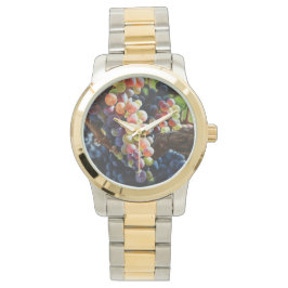 Relógio Uvas de abundância para amantes e vinhas de vinho