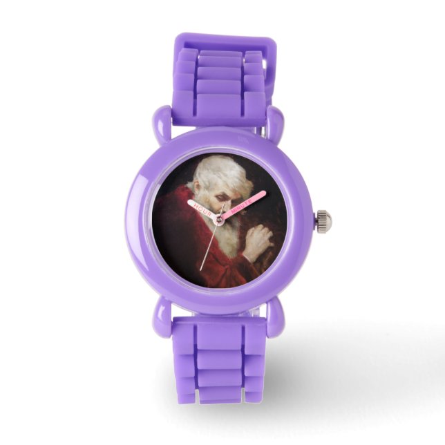 Relógio Velho Casaco vermelho (Papai Noel) (Natal) (Frente)