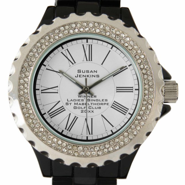 Relógio Vencedor da competição de golfe para Solteiros fem (Criador carregado)