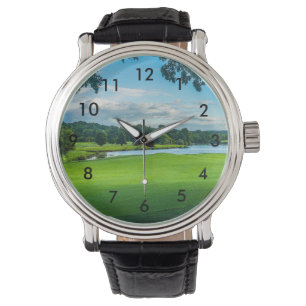 Relógio Verão No Curso De Golfe
