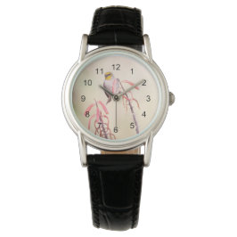 Relógio Verdin empoleirado no penstem