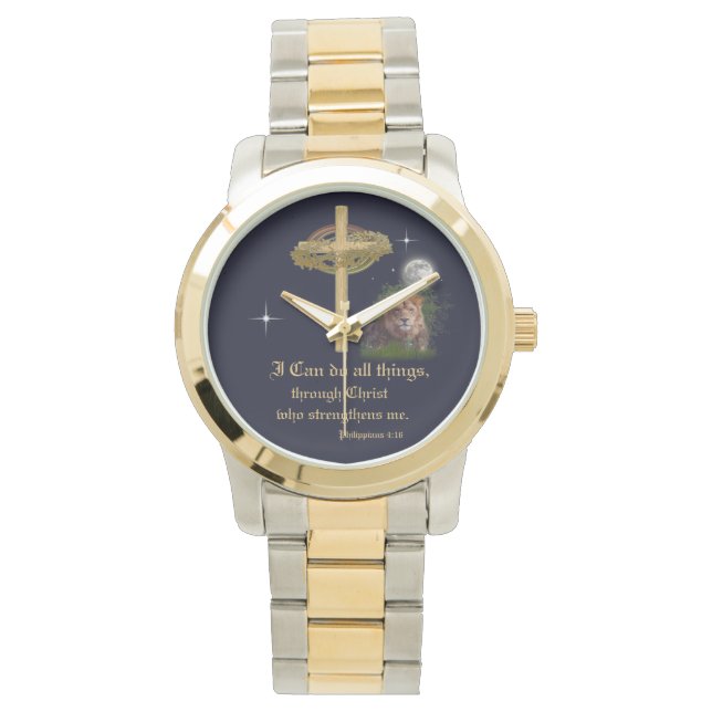 Relógio Versos da bíblia (Frente)