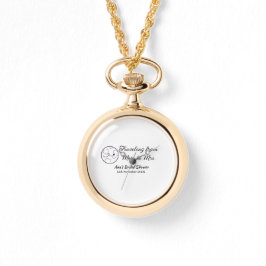 Relógio Viagem de chá de panela adicionar nome data perder