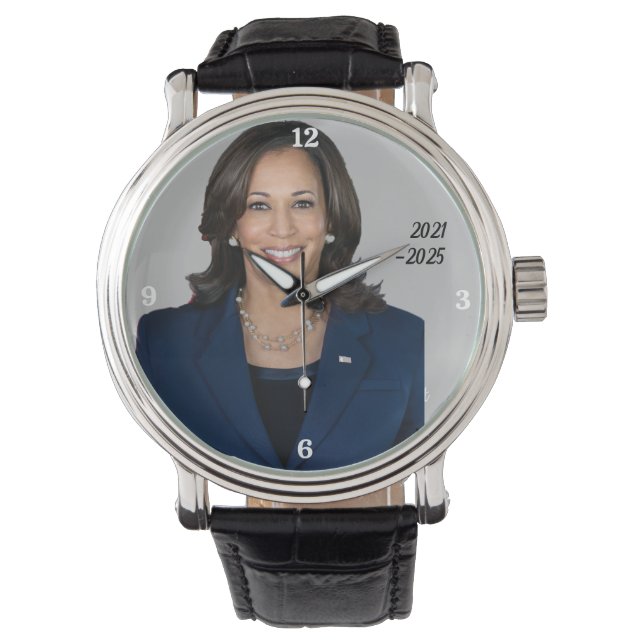 RELÓGIO VICE-PRESIDENTE KAMALA HARRIS  (Frente)
