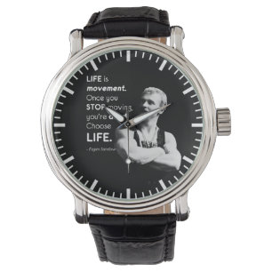 Relógio Vida - Bodybuilding de Eugen Sandow inspirador