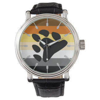 Relógio Vigilância de Sinalizador de Orgulho de Urso