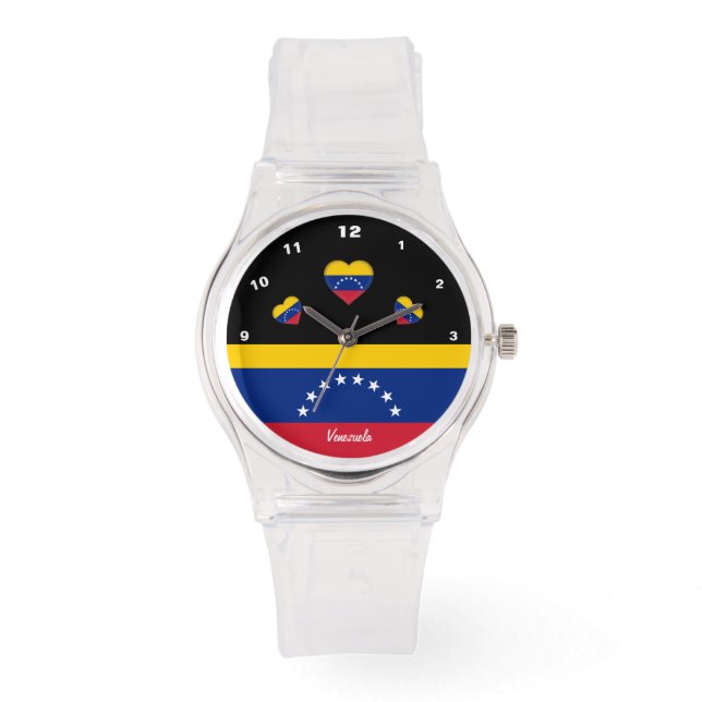 Relógio Vigilância venezuelana, Hearts, Venezuela/esportes (Frente)
