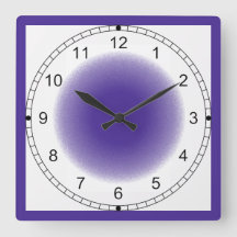 Relógio - Vigneta Roxa com Quadro