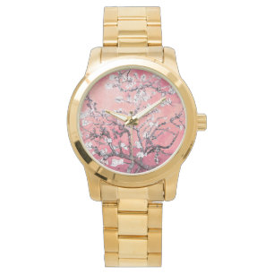 Relógio Vincent Van Gogh Almond Blossoms Peach Watch