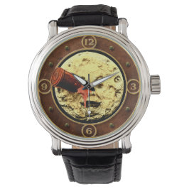 Relógio Vintage 1902 Rosto da Lua Steampunk