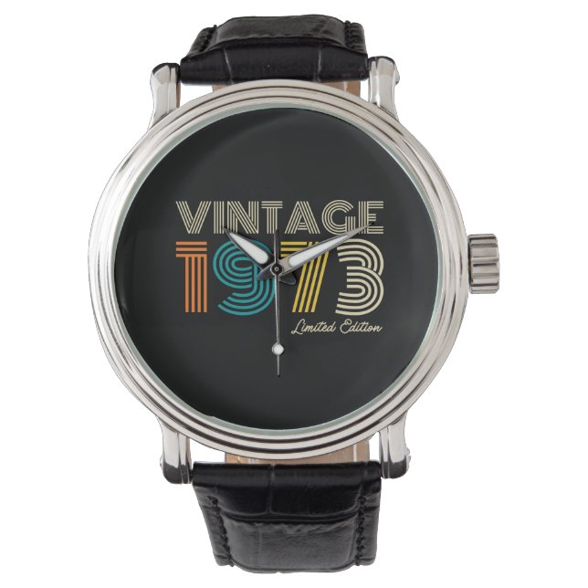 Relógio Vintage 1973 Limited Edition 50th Birthday (Frente)