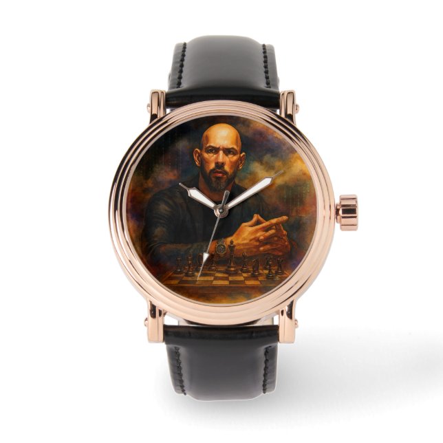 Relógio Vintage Andrew Tate Rose Gold (Frente)