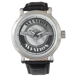 Relógio Vintage Aviation Art