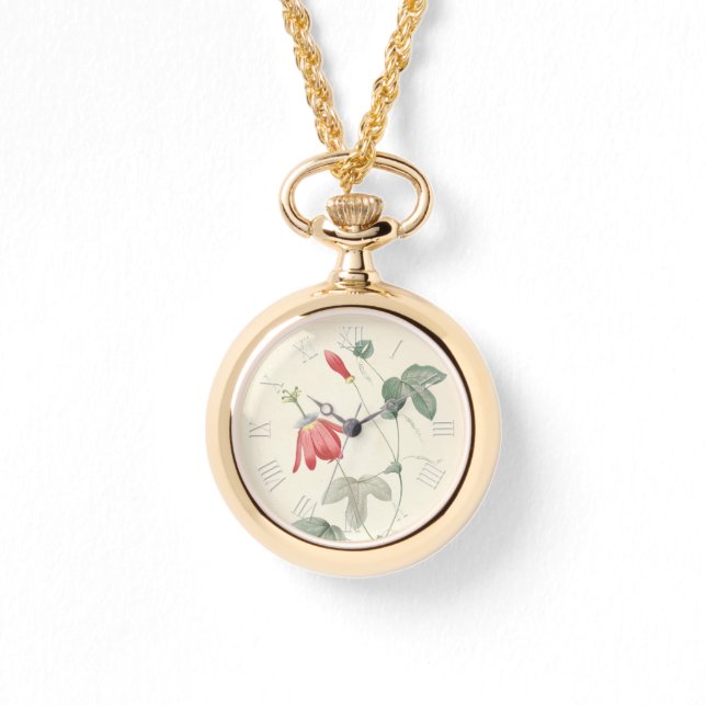 Relógio Vintage Botanarelas Passiflora W (Frente)