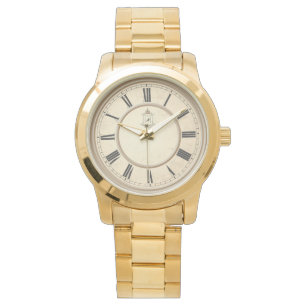 Relógio Vintage de Luxo Dourado - Presente de Noiv