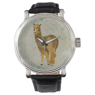 Relógio Vintage Dourada Diamond Alpaca Watch