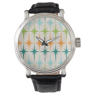 Relógio Vintage Geométrico Starbursts Watch