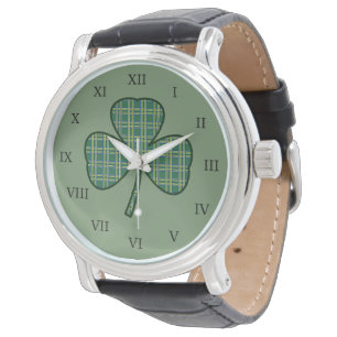 Relógio Vintage Irish Shamrock Watch