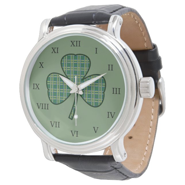 Relógio Vintage Irish Shamrock Watch (Angular)
