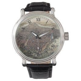 Relógio Vintage Nova Iorque, Manhattan, ponte do Brooklyn