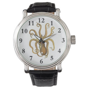 Relógio Vintage Octopus Retro Squid Watch