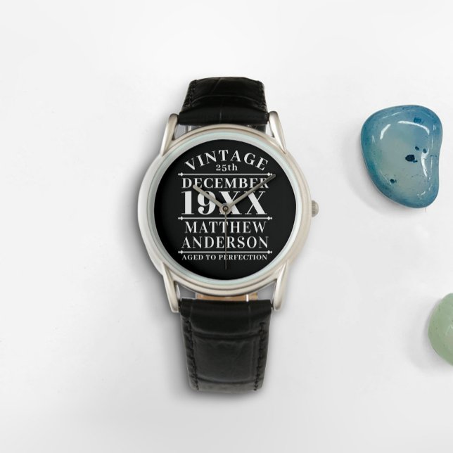 Relógio Vintage personalizada envelhecida em perfeição (Criador carregado)