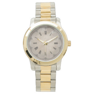 Relógio Vintage Roman Numerals Ornamental Watch