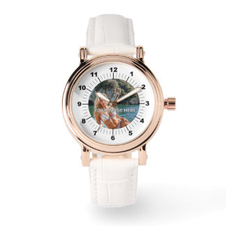 Relógio VINTAGE! 🌸 Rose Gold White Watch