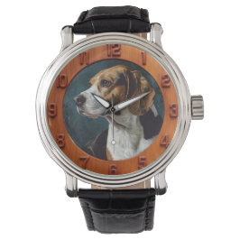 Relógio Vintage rustic Beagle dog