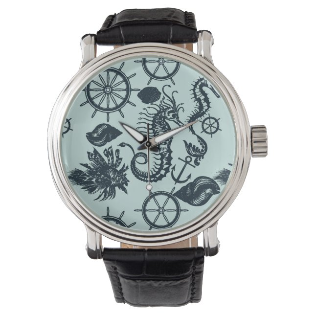 Relógio Vintage Sea Animal Standard (Frente)