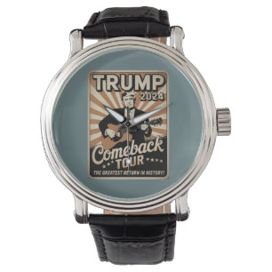 Relógio Vintage TRUMP 2024 Rocks COMEBACK TOUR