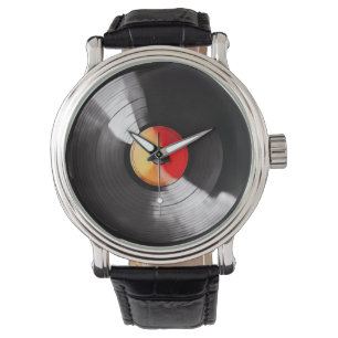 Relógio Vinyl Record Watch