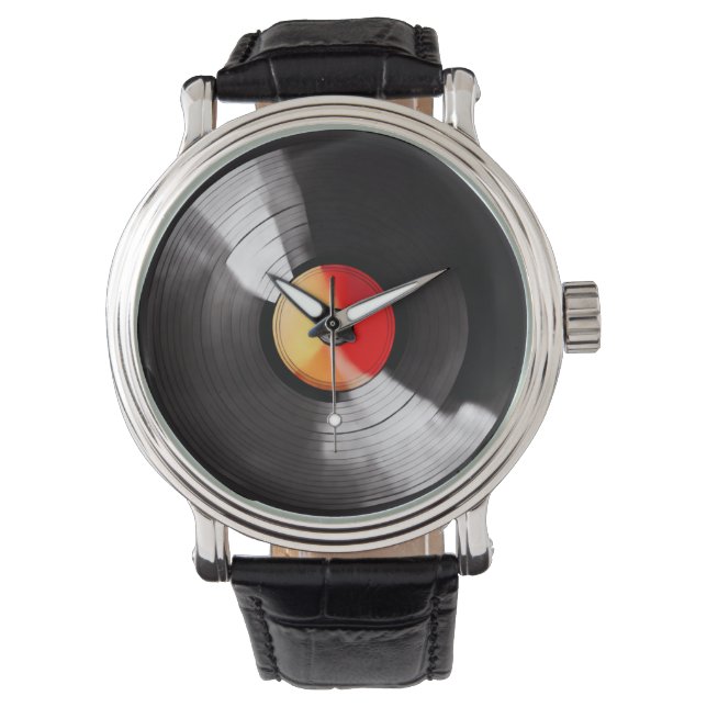 Relógio Vinyl Record Watch (Frente)