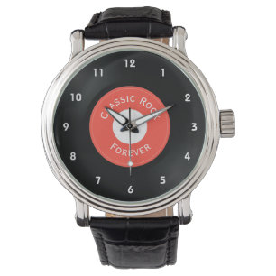Relógio Vinyl Records Design Wrist Watch
