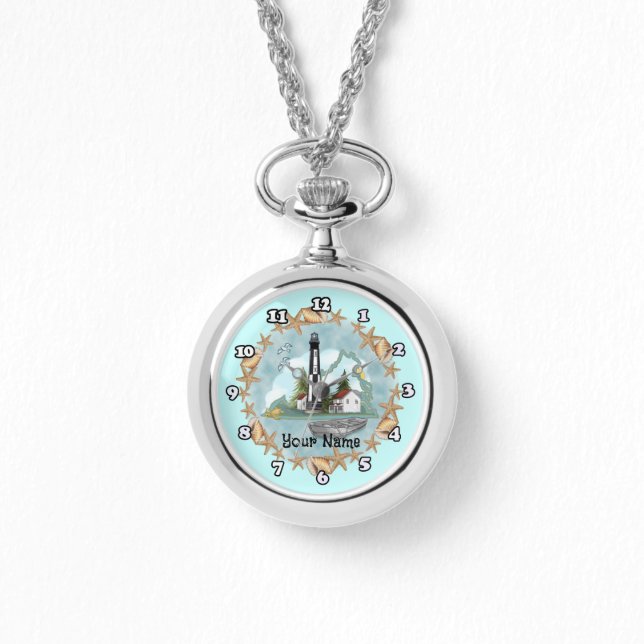 Relógio Virginia Shells Lighthouse (Frente)