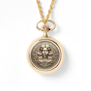Relógio Virgo Horoscope Neclace Watch
