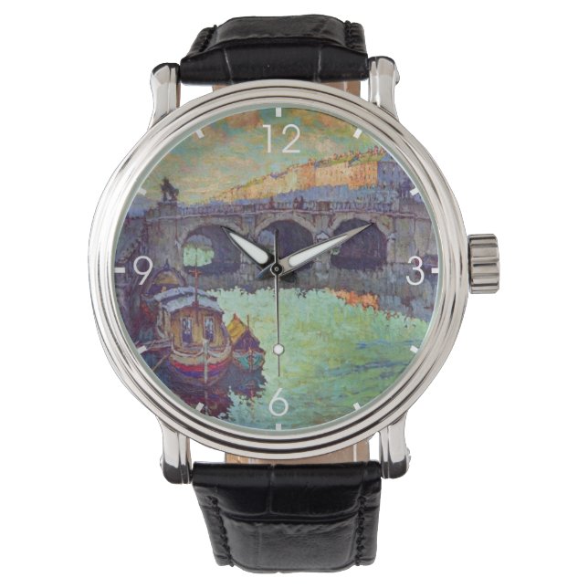 Relógio Vista do Santo Petersburgo (cidade russa) (Frente)