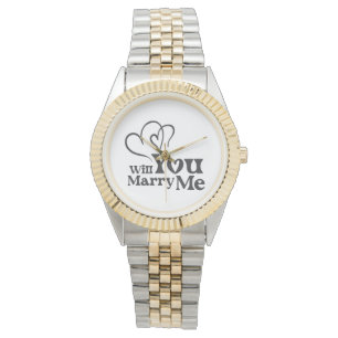 Relógio Você me casado - Engraçado Proposta de Casamento