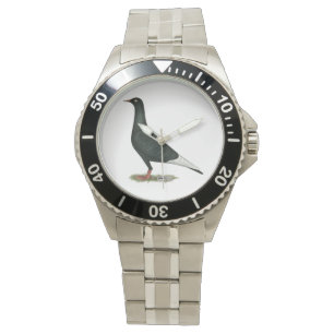 Relógio Voo Voador Pombo Negro