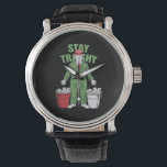 Relógio Votar Trump Garbage Man Permaneça Trashy Eleições<br><div class="desc">Voto Trump Garbage Man Permaneça Trashy 2024 Presidente Eleitoral</div>