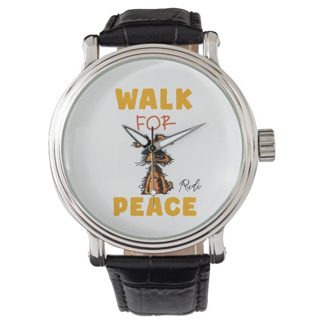 Relógio walk for peace  (Frente)