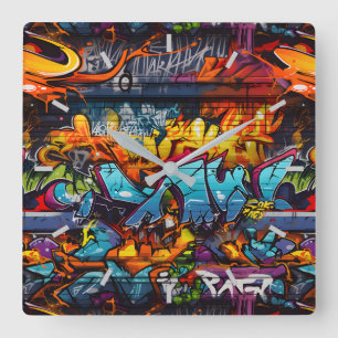 Relógio Wall do grafite