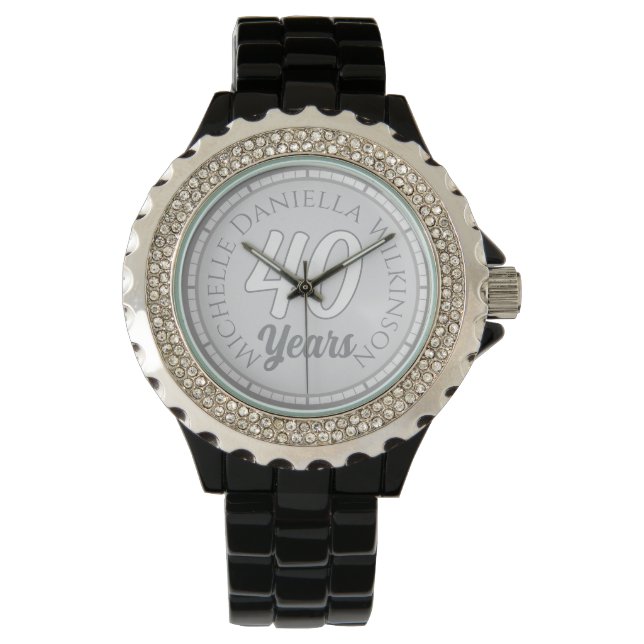 Relógio Watch for a 40th Birthday Gift (Frente)
