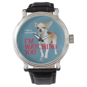 Relógio Watchdog Chihuahua - Personalizável