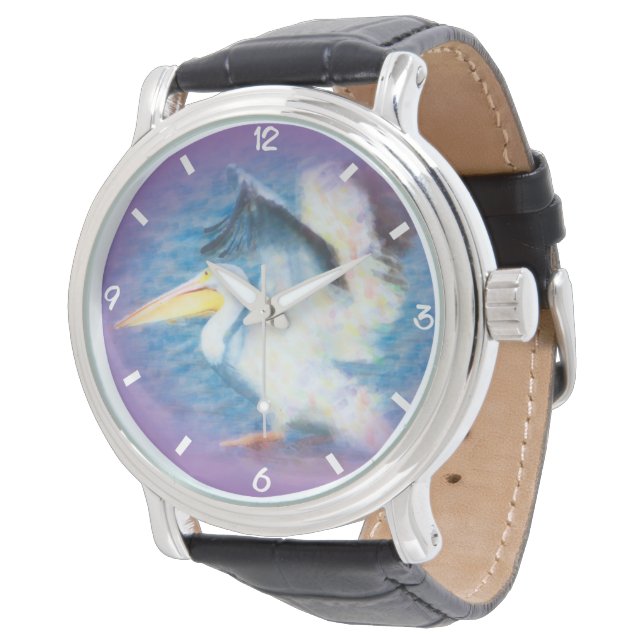 Relógio watercolor pelican 26 watch (Angular)